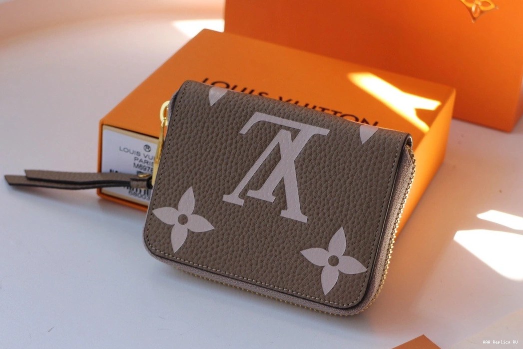 Aaa replica bags LOUIS PURSE VUITTON ZIPPY COIN 0812